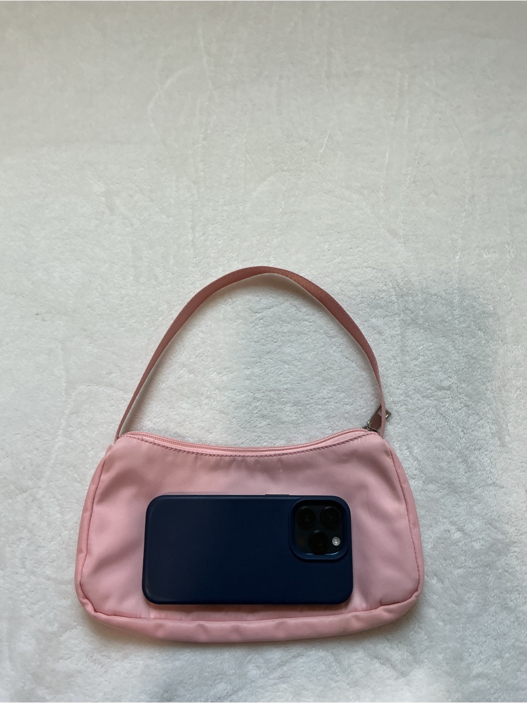 Pink Shoulder Bag For Women - Minimalist Everyday Purse